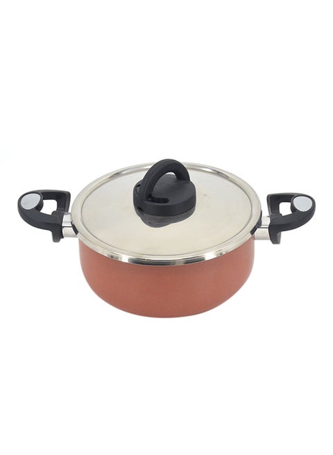 Stew Pot With Lid Copper 20cm