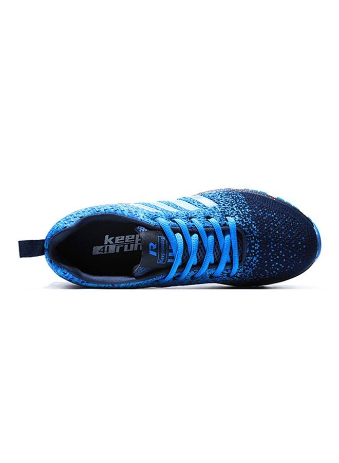 Generic Lace-Up Mesh Detailed Trainers Blue  - Image 1