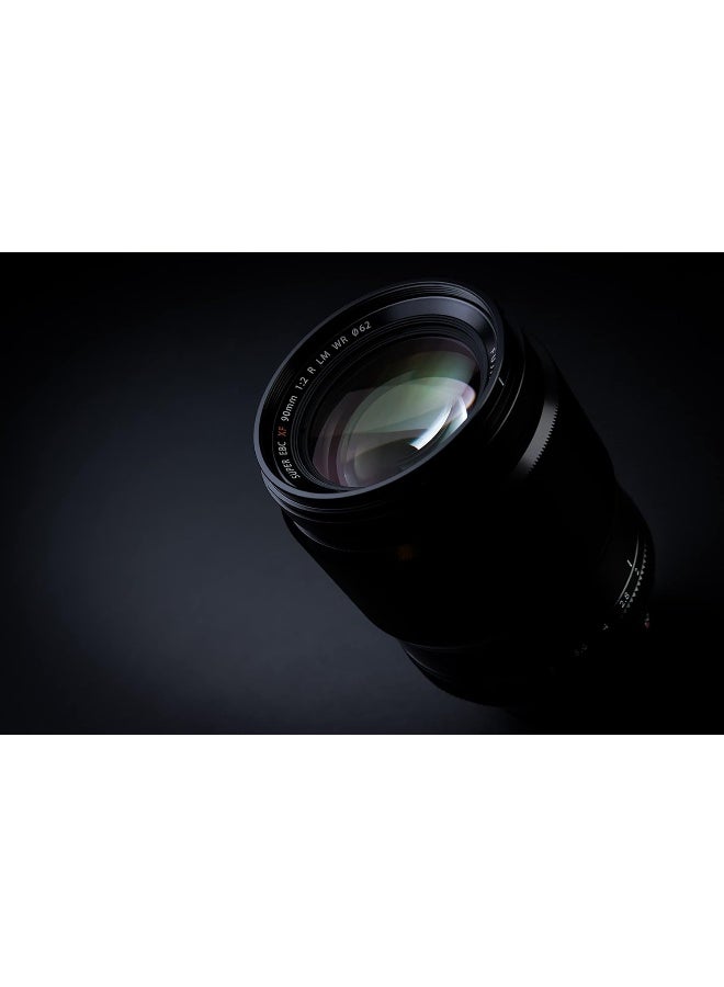 FUJIFILM - XF 90mm f/2 R LM WR Camera Lens Black - Image 1