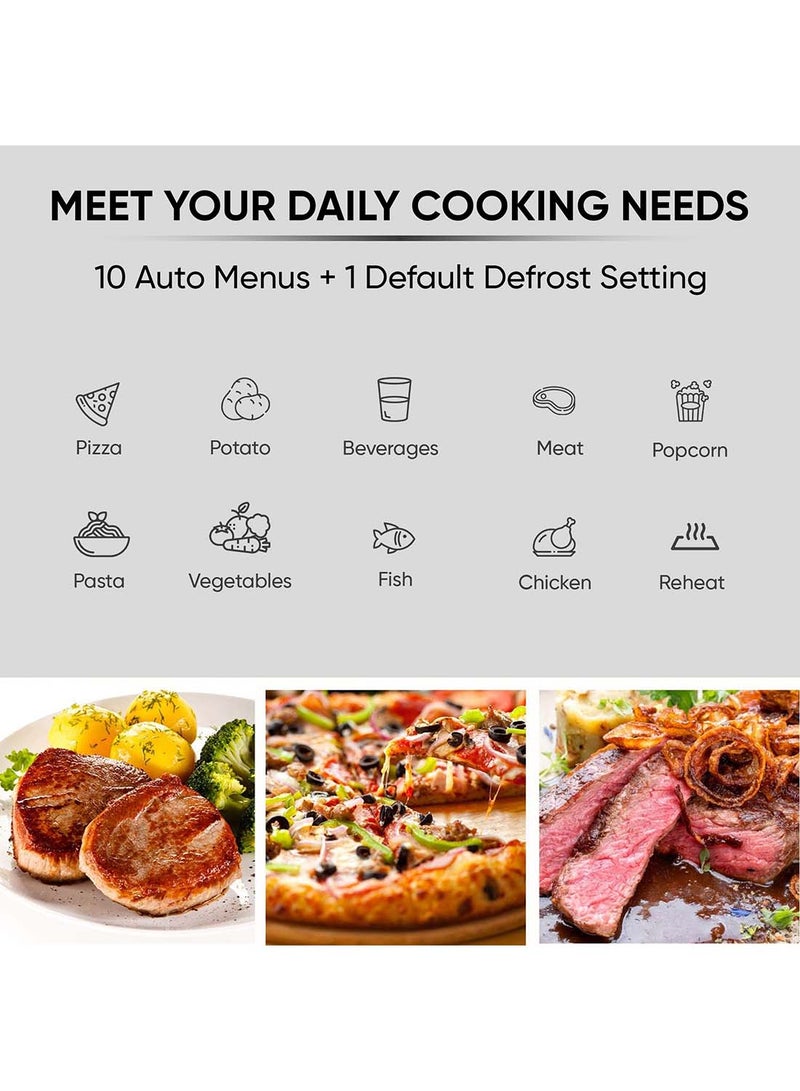 نيكاي فرن ميكروويف 25 L 900 W NMO250MDG فضي - Image 5