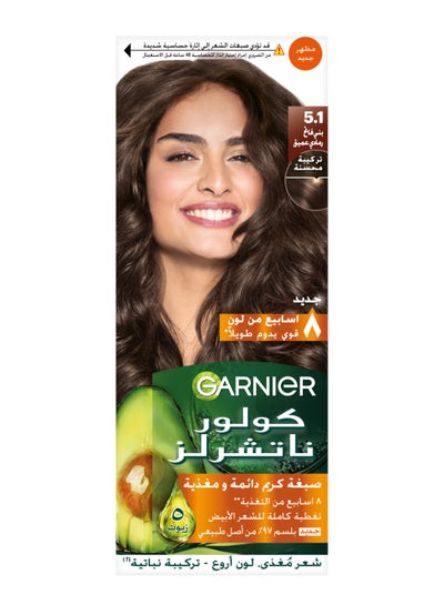 garnier Naturals Hair Colour 5.1 Deep Ashy Light Brown