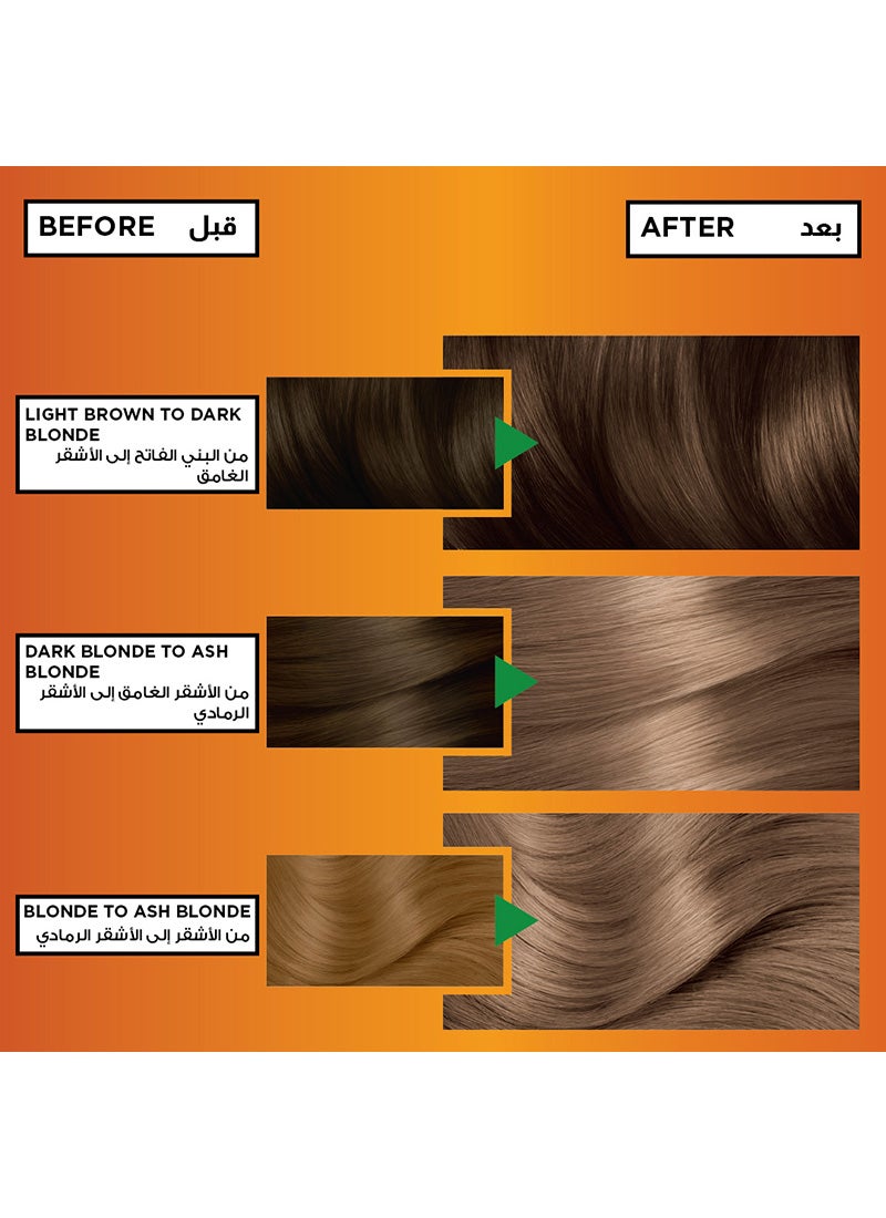 garnier Color Naturals Packaging may vary 7.11 Deep Ashy Blonde Hair Color 112ml - Image 4