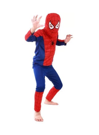 Superhero Spiderman Breathable Comfortable Themed Party Fancy Dress Cosplay Costume S - view 4