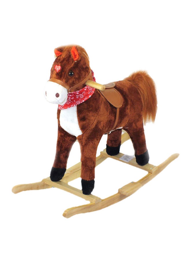 Musical Horse Ride-On Toy Durable Comfortable Rich Unique Detailed Design - Image 1