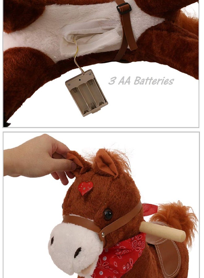 Musical Horse Ride-On Toy Durable Comfortable Rich Unique Detailed Design - Image 4