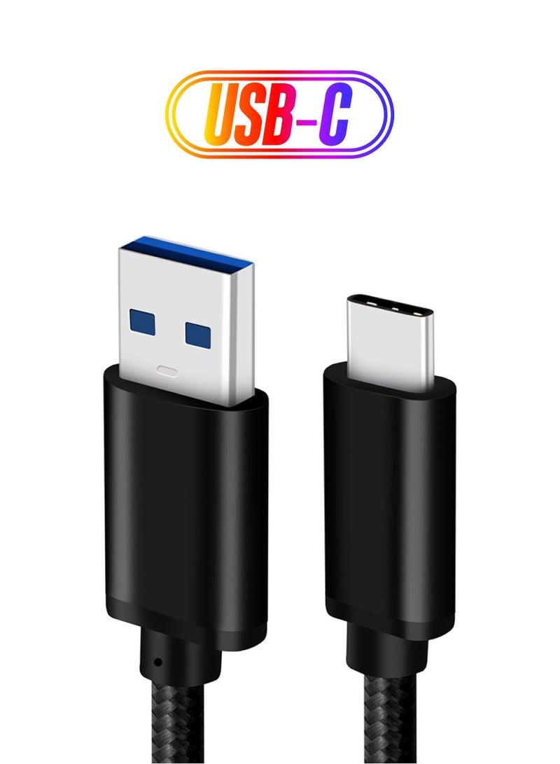 Type-C Data Sync And Charging Cable Black