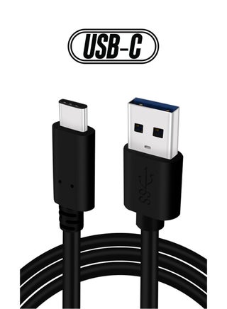 Type-C Data Sync Charging Cable Black - pnsku/N16642671A/45/_/1738232661/e1ae6124-9e76-4295-9d36-c30f39b0d3b3