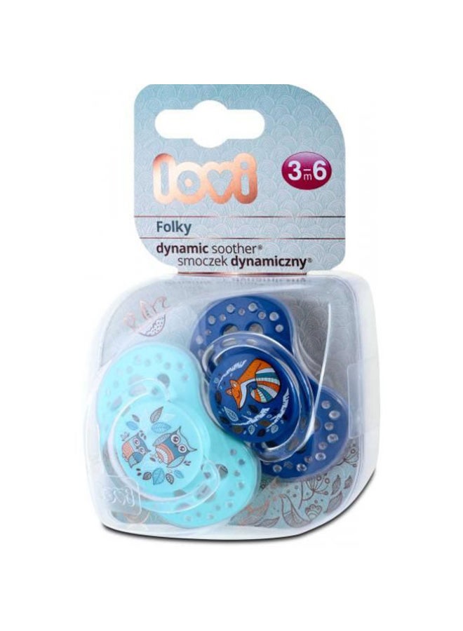 lovi Folky Boy Dynamic Soother 3-6M  - Image 3