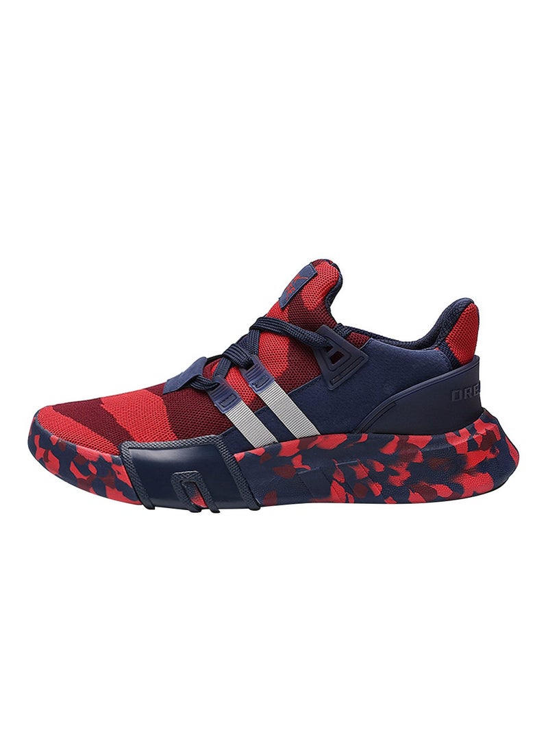 Lace Up Trainers Red  - Image 2