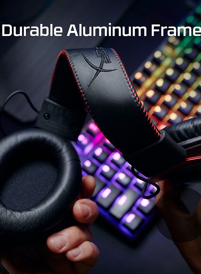 هايبركس سماعة رأس كلاود II سلكية للألعاب بتصميم يغطي الأذن لأجهزة بلايستيشن 4 وبلايستيشن 5 وإكس بوكس ون وإكس بوكس سيريس إكس ونينتندو سويتش/ جهاز الكمبيوتر - Image 4