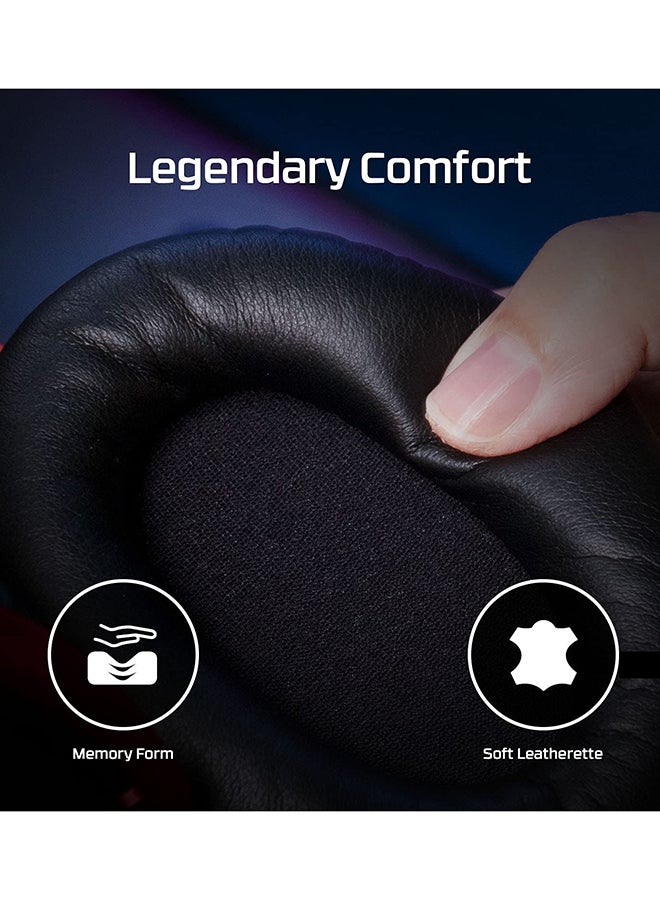 هايبركس سماعة رأس كلاود II سلكية للألعاب بتصميم يغطي الأذن لأجهزة بلايستيشن 4 وبلايستيشن 5 وإكس بوكس ون وإكس بوكس سيريس إكس ونينتندو سويتش/ جهاز الكمبيوتر - Image 3