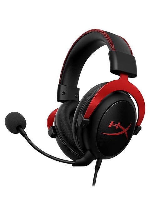 Cloud II Gaming Headset for PC And PS4 And Xbox One Nintendo Switch Red Wired