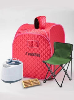 Fitness World Sauna Bath With Chair 80 x 75 x 39cm 80 x 75 x 39cm  - Image 1