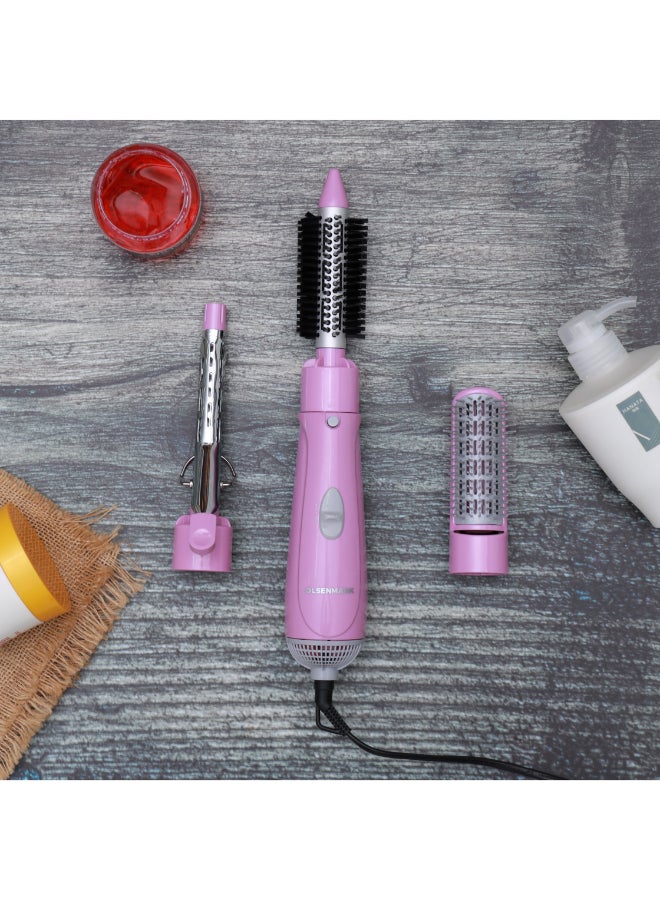 Olsenmark 4-Piece Hair Stylist Tool Set Pink  - Image 4