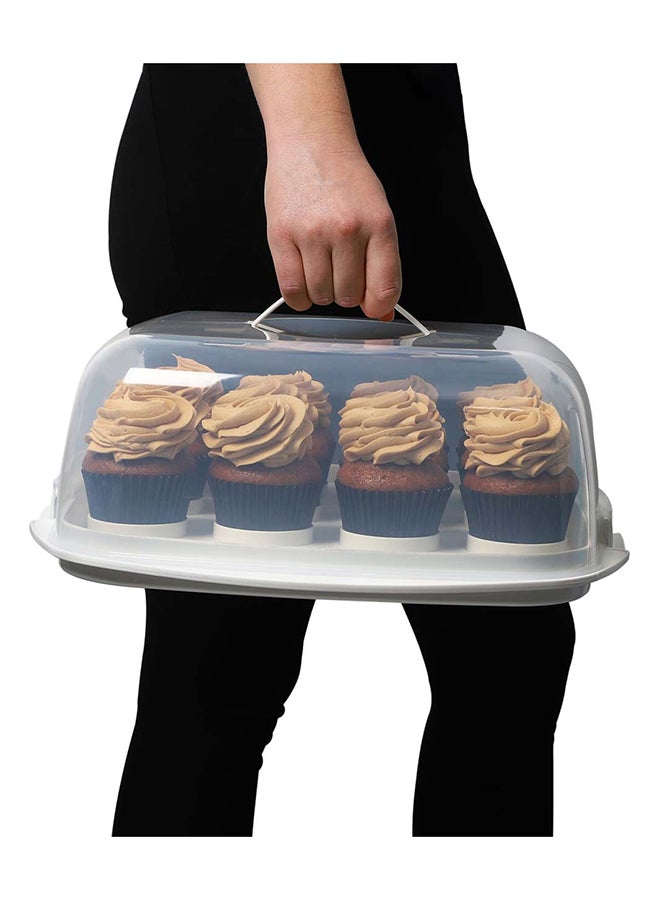 sistema - Cake Box With Lid White - Image 1