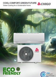 CHIGO 2 Ton Split Air Conditioner | Powerful Cooling | R410a Refrigerant | 4-Way Airflow & Auto Restart | T3 Climate | Golden Fin | Rotary Compressor 2300 W CSA24CO White  - Image 5
