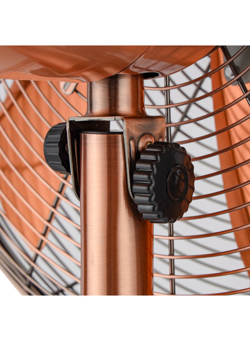 GEEPAS - 16" Metal Stand Fan, Adjustable Height Fan| Horizontal Oscillation | 3 Speed Settings | 4pcs Aluminium Blades | Ideal for Home, Office, Etc GF9611 Silver - Image 1