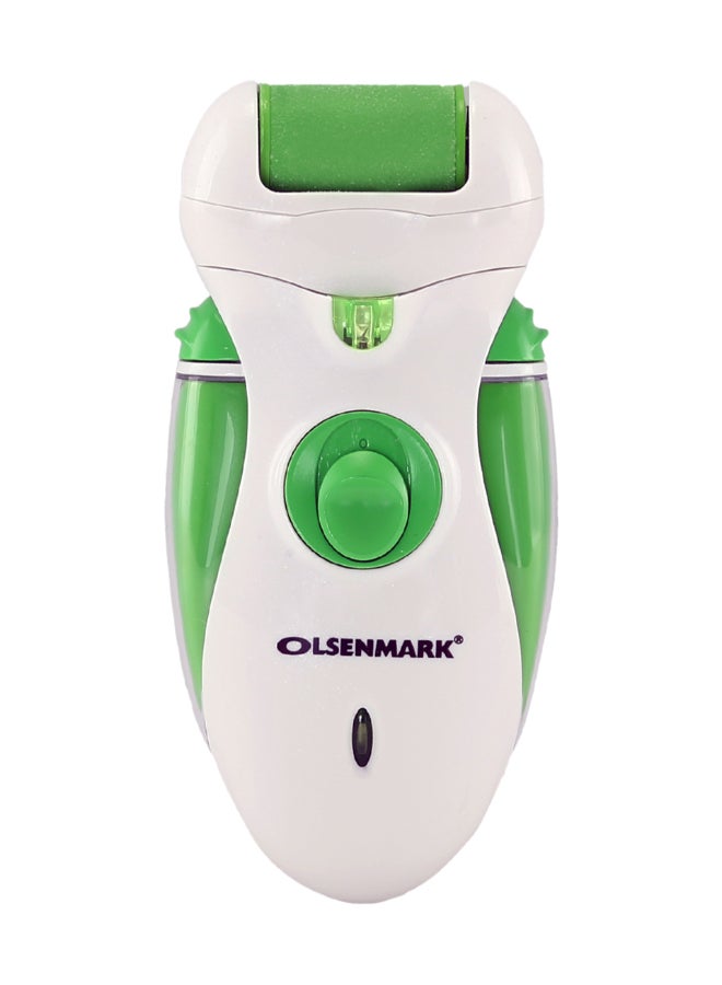 Olsenmark - 4 in 1 Rechargeable Lady Epilator OMLS3097, Cordless Using, Includes Clipper, Epilator, Shaver and Roller 2 Speed Option Green/White - Image 1