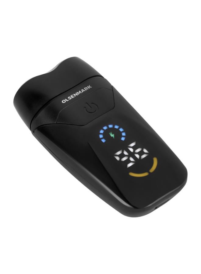 Olsenmark Olsenmark Rechargeable Washable Travel Shaver OMSR4043S, Abs Material, Rapid Reciprocal Blades, Wet & Dry, Led Indicator Lights Gold/Black  - Image 1