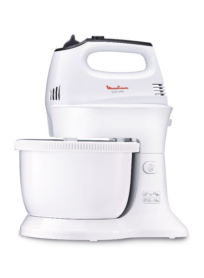 Moulinex Quick Mix Stand Mixer 3.5 L 300 W HM311127 White - Image 2