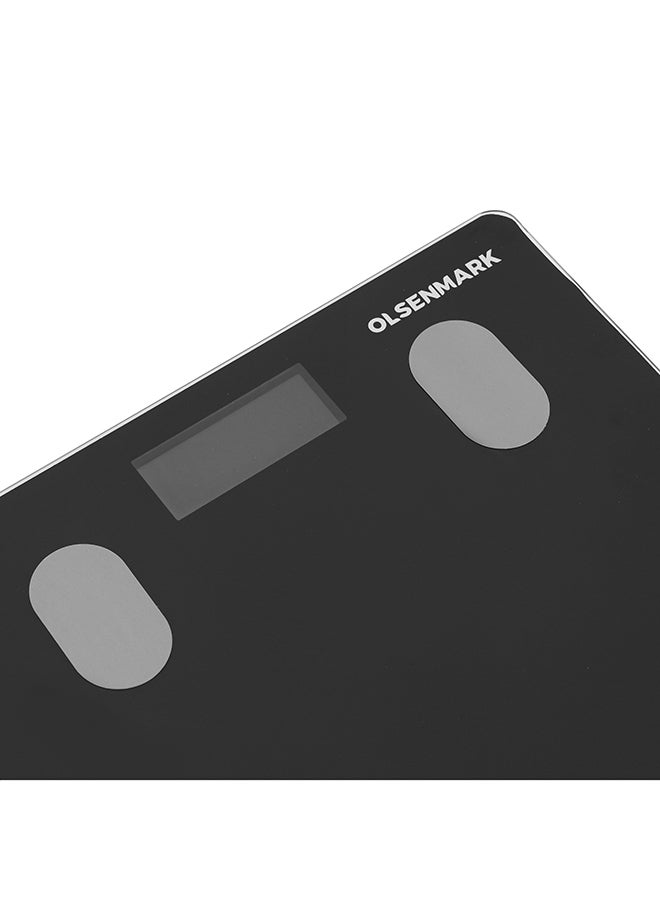 Olsenmark - Olsenmark Smart Digital Personal Scale OMBS2256, with Smart Fitness App, Bluetooth Connected, LCD Display, 180 KG Capacity, Perfect for Home, Bathroom, Gym - Image 1