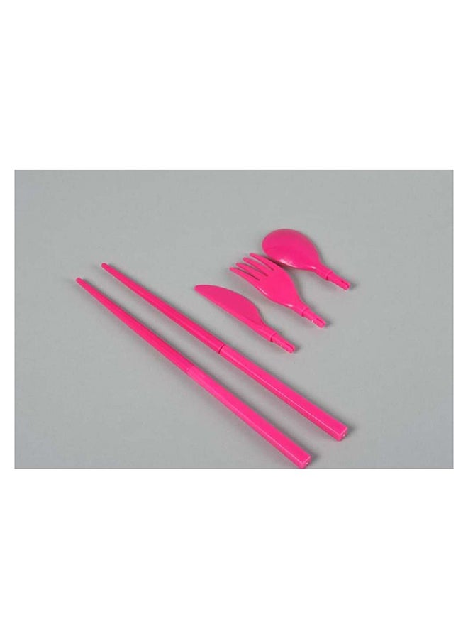 sistema 5-Piece Cutlery Set Pink - Image 3