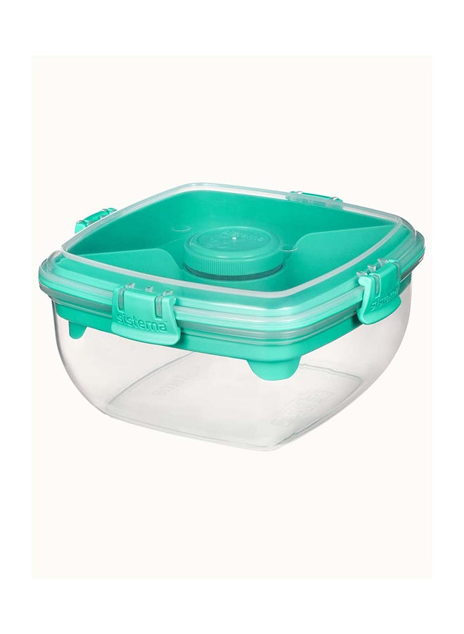 سيستيما وعاء سلطة سهل النقل أخضر - Image 3