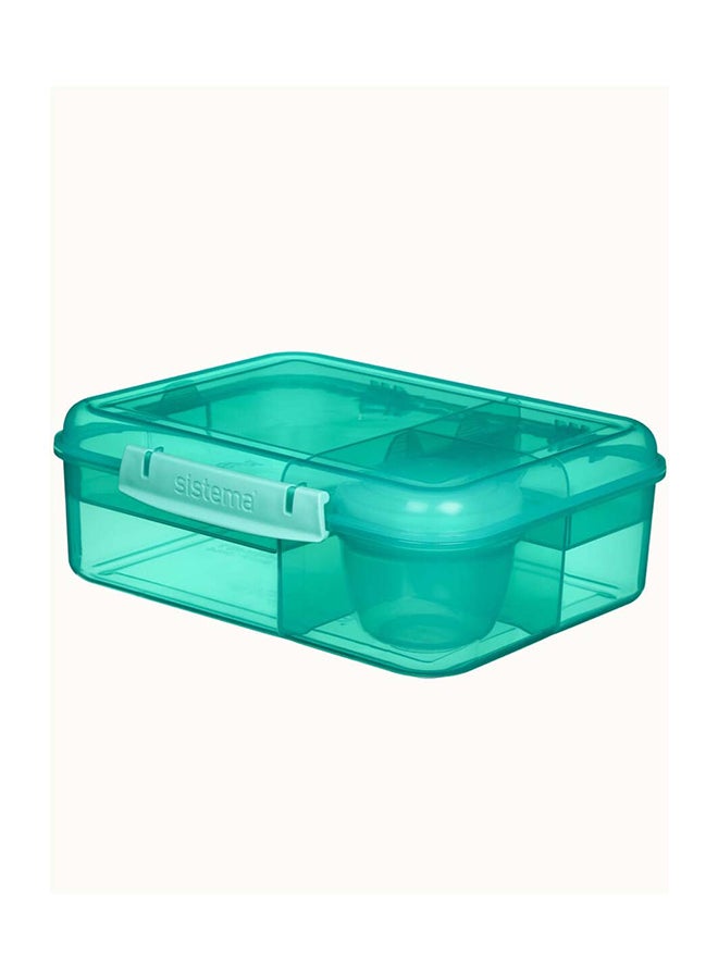 sistema - Sistema Bento Lunch Box 1.65L Green : Meal Container - Leak-proof - Portable - BPA-free Green - Image 1