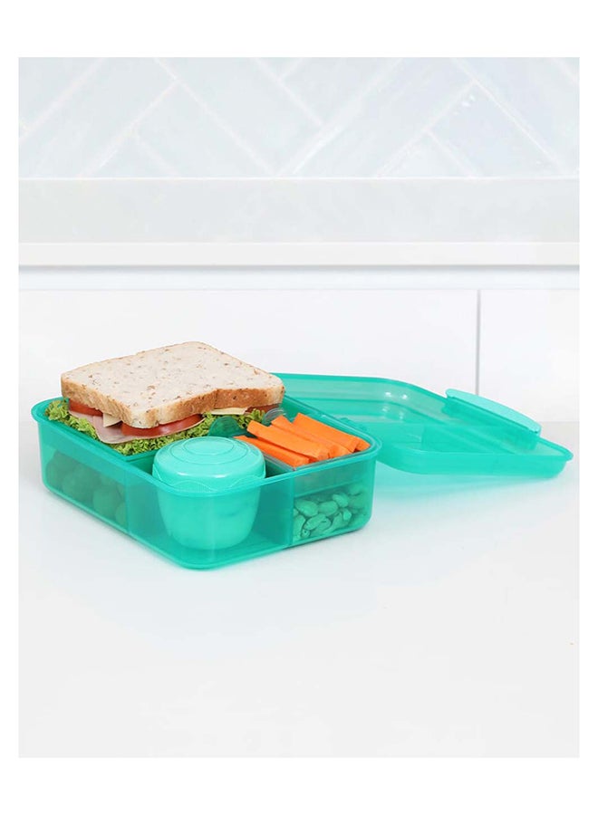 sistema - Sistema Bento Lunch Box 1.65L Green : Meal Container - Leak-proof - Portable - BPA-free Green - Image 1