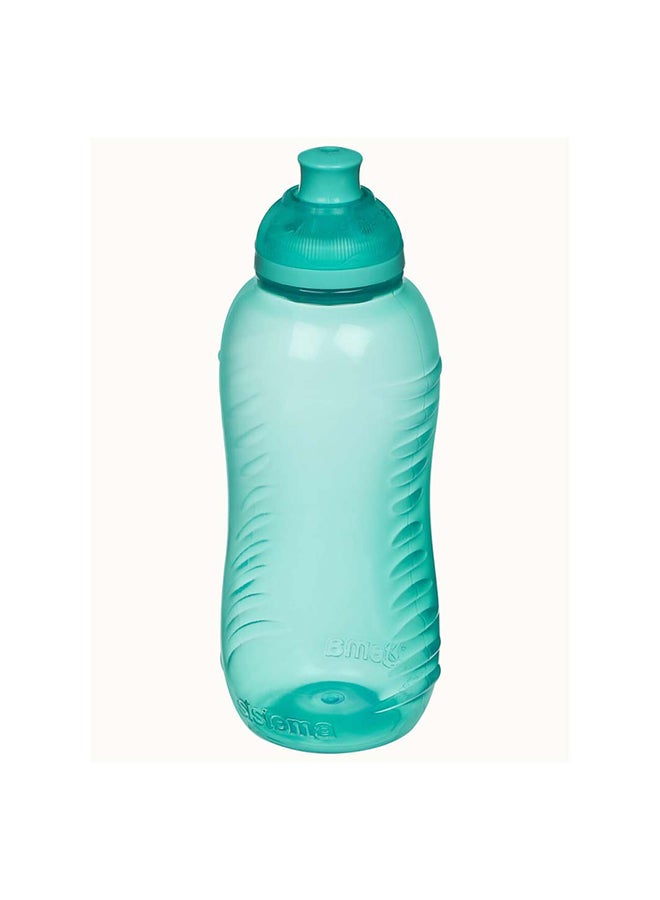 sistema - Sistema Twist 'N Sip 330ml Squeeze Water Bottle Green - Leak-proof Multicolour - Image 1