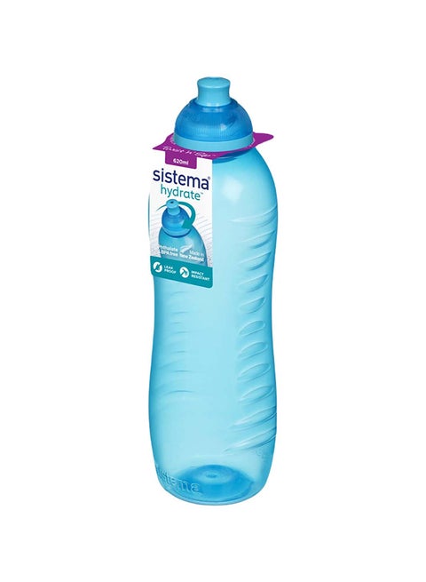 Sistema Twist 'N Sip 460ml Squeeze Water Bottle Blue Leak-proof - Kitchen Accessory - Portable Blue