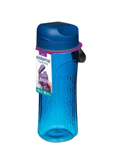 Sistema 600Ml Tritan Quick Flip Bottle Blue
