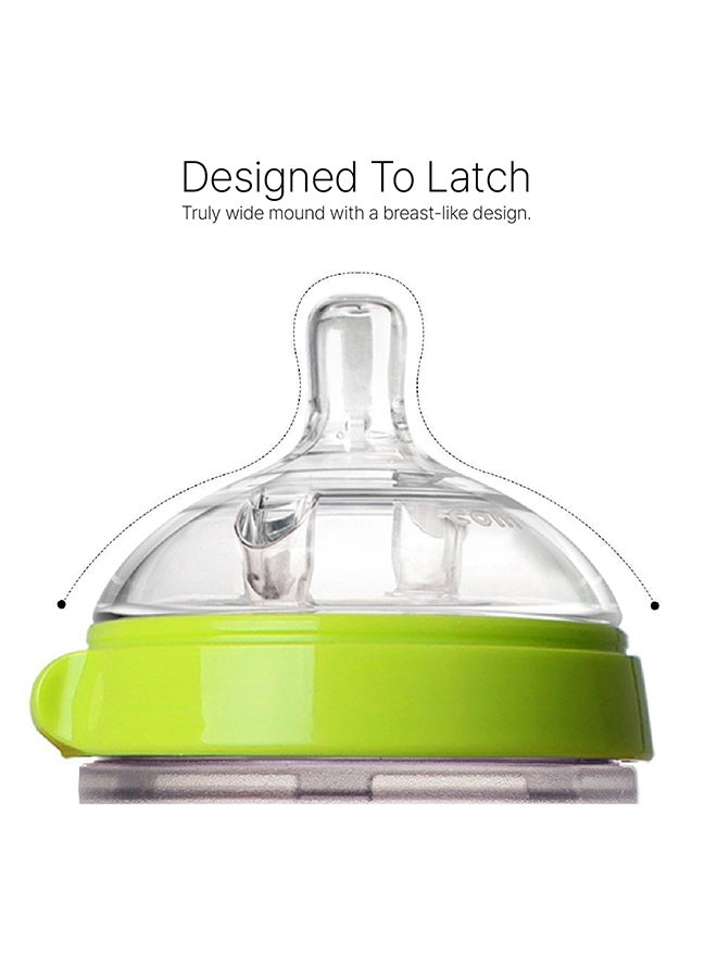 Natural Feel Baby Bottle, 150 Ml Green/White - pnsku/N17408717A/45/_/1715411582/f96bfd4f-88d5-499c-bc3f-6ff8be3ce5ab