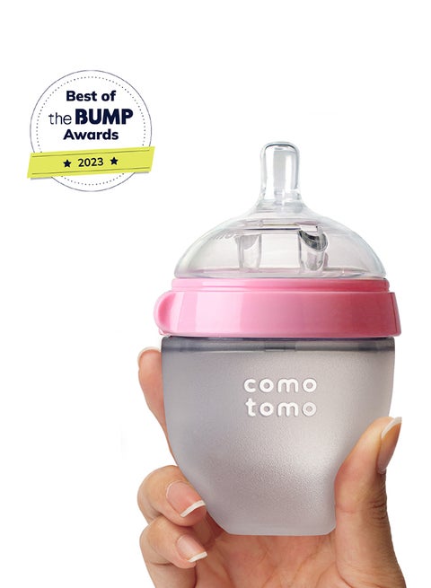 Natural Feel Baby Bottle 150ml - Pink