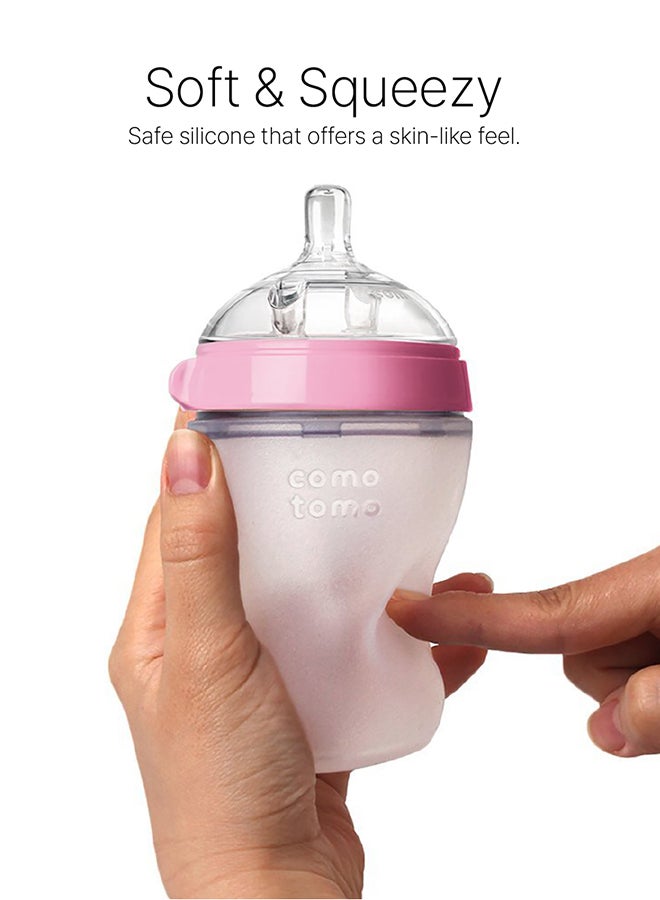 Nature Feel Baby Feeding Bottle 250ml Pack Of 2 Pink - pnsku/N17408724A/45/_/1715411579/6f2d28d4-dd53-4b49-835c-5f7e9dc881e6