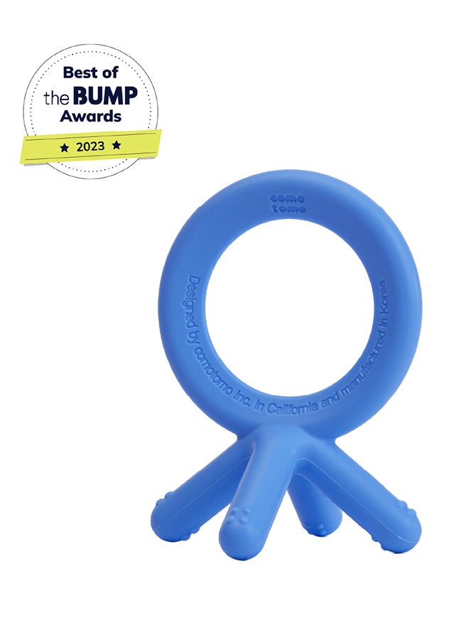 Silicone Baby Teether Blue - pnsku/N17408729A/45/_/1715411573/162ba0c2-a9ed-47bc-a4b5-7242d7f21b25