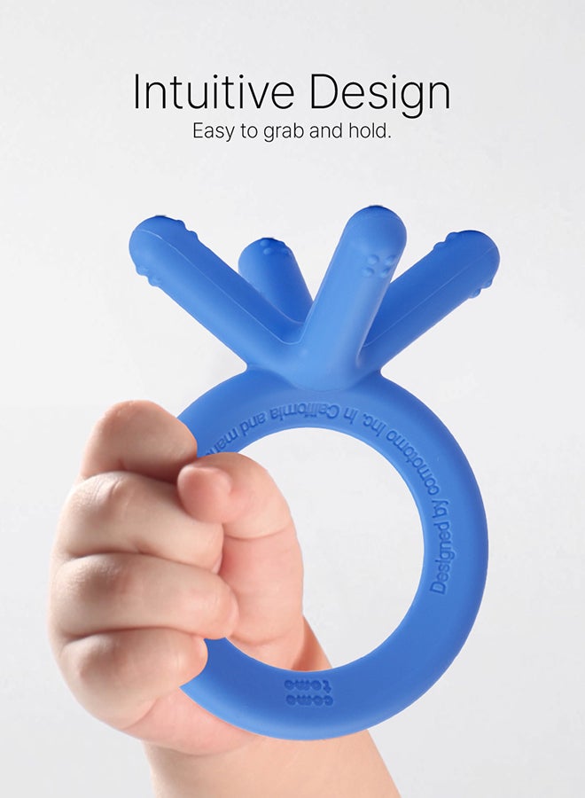 Silicone Baby Teether Blue - pnsku/N17408729A/45/_/1715411579/905e2900-8ca8-458a-bea3-005a599760c7