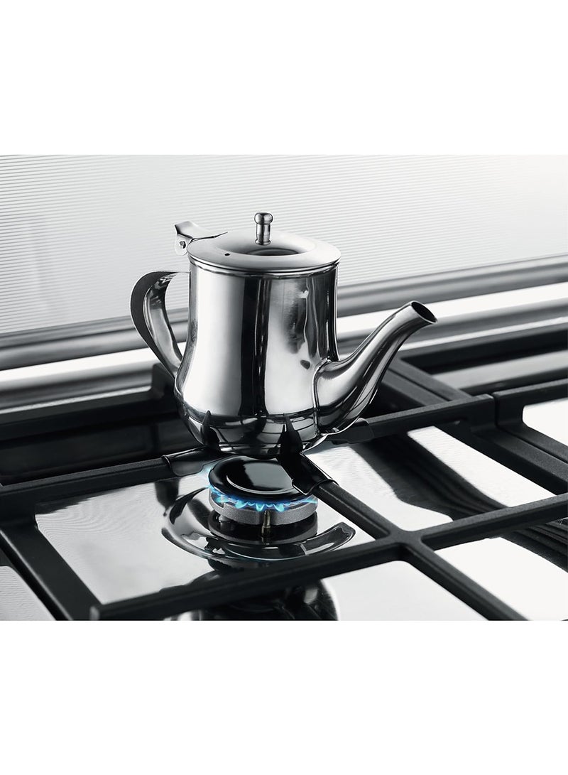 Electrolux 90x60cm Freestanding Cooker, Gas Cooking Range with 5 Burners & Electric Oven with XXL Fan, Catalytic Coating for Easy Cleaning, One Hand Automatic Ignition, Thermocouple Safety EK-EKK925A0OX Grey - Image 4