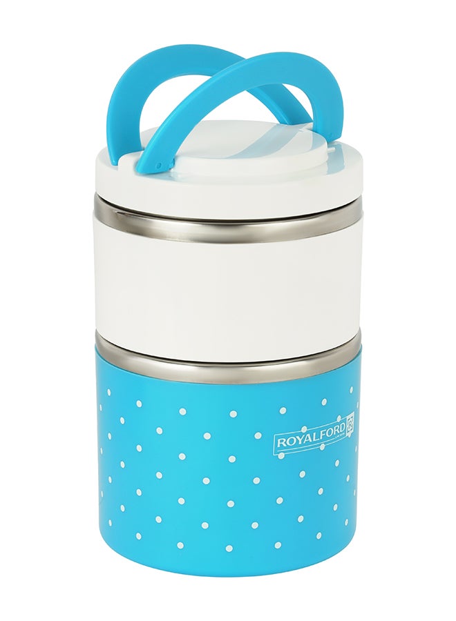 930Ml Two Layer Satinless Steel Lunch Box Pp Meterial Out Side,Filled With Pu Foam,Stainless Steel Inner Assorted Color 930ml
