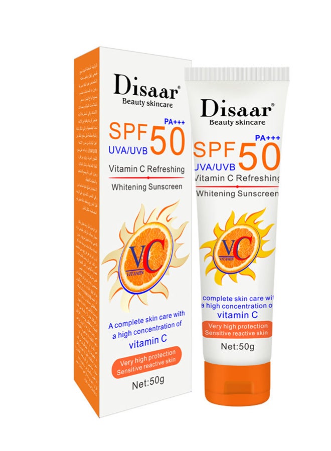 Disaar Vitamin C Refreshing SPF 50 PA+++Sunscreen 50grams