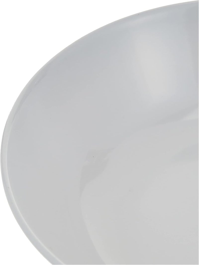 دينويل وعاء لتقديم الطعام من الميلامين أبيض 21سم - Image 4