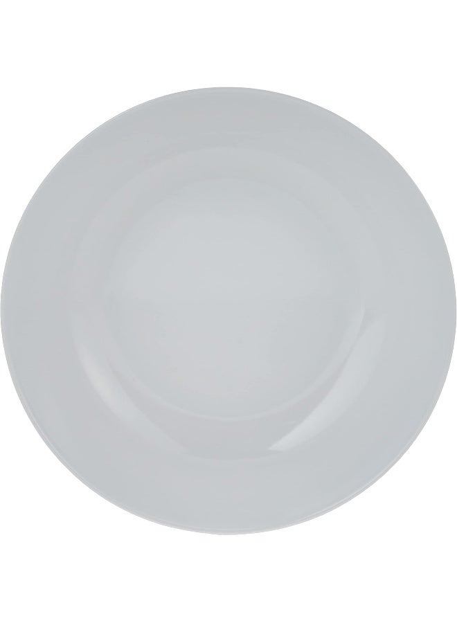 دينويل وعاء لتقديم الطعام من الميلامين أبيض 21سم - Image 2