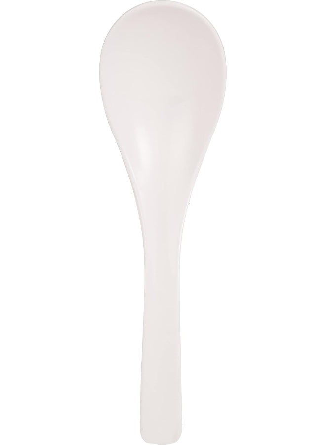 دينويل ملعقة حساء من الميلامين أبيض 24.5x6.5سم - Image 2