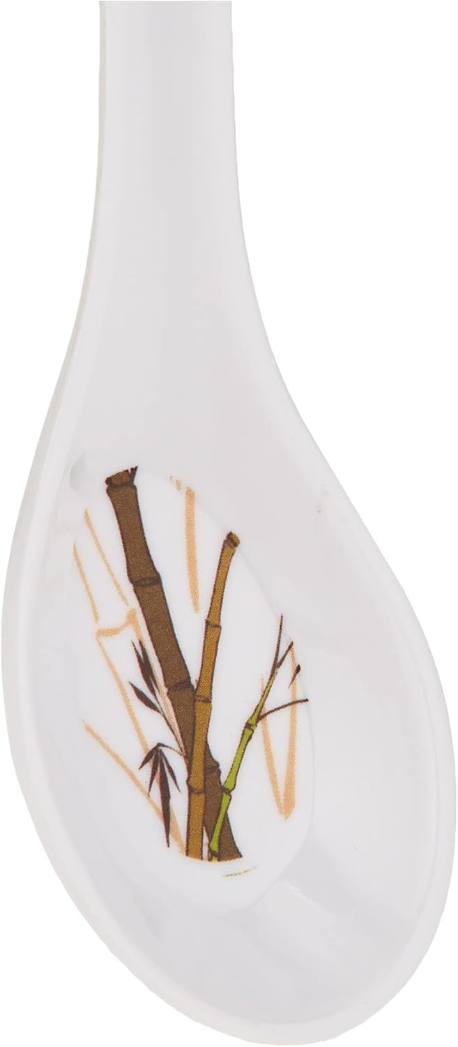 دينويل ملعقة حساء من الميلامين أبيض 13.5سم - Image 3