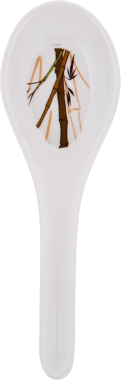 دينويل ملعقة حساء من الميلامين أبيض 13.5سم - Image 2