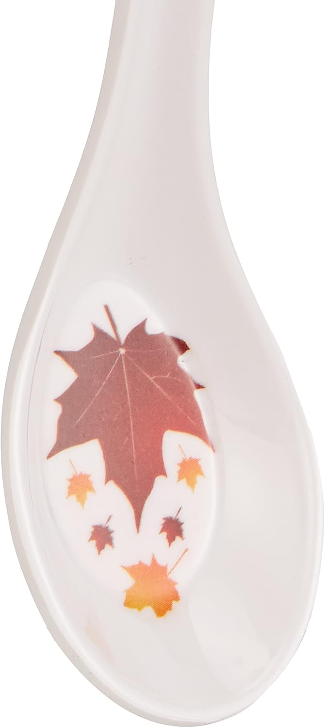 دينويل ملعقة حساء من الميلامين أبيض 13.5سم - Image 3