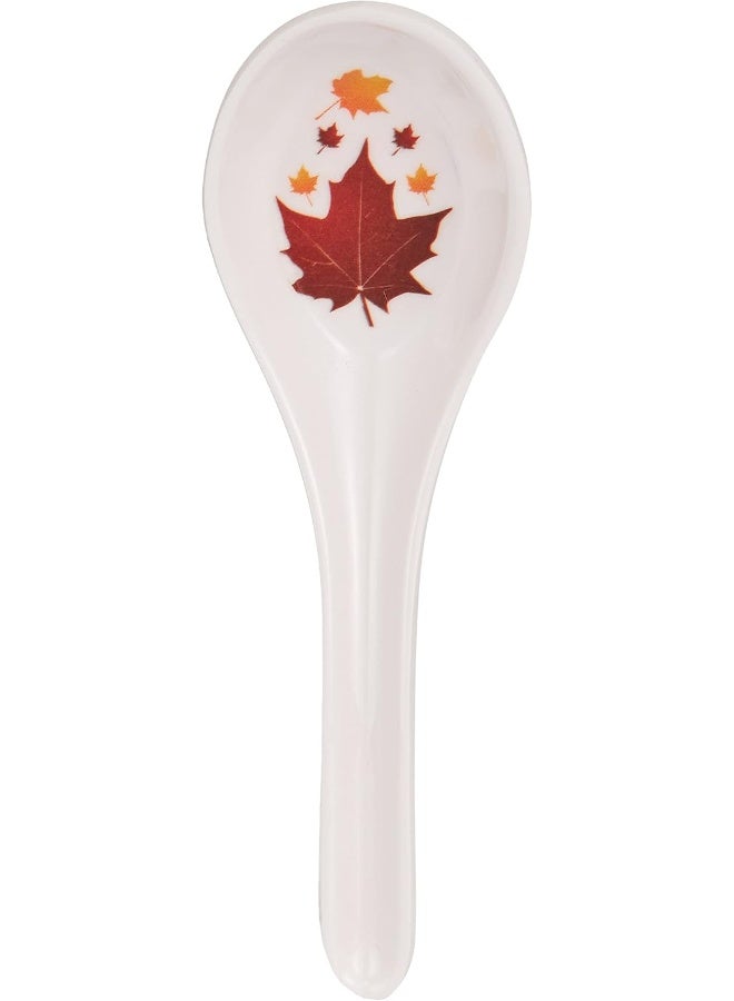 دينويل ملعقة حساء من الميلامين أبيض 13.5سم - Image 2