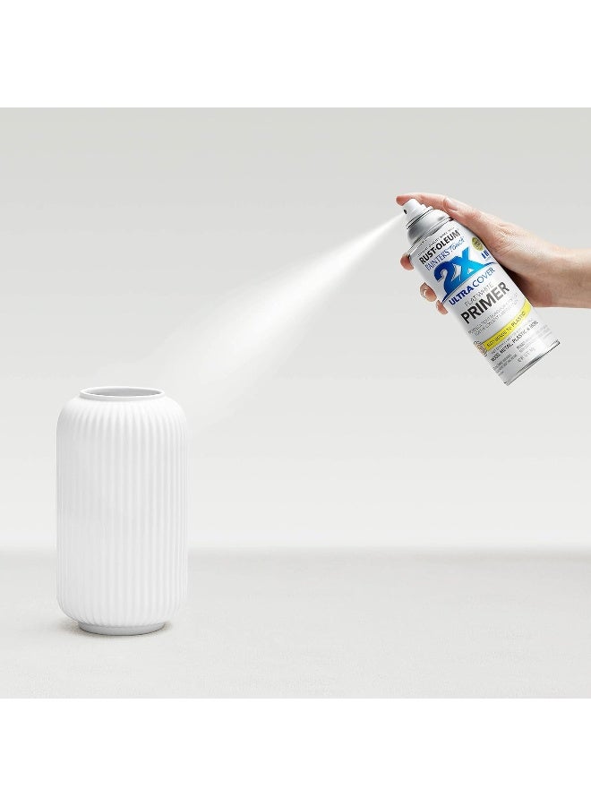 Rust-Oleum 334019 Painters Touch 2X Ultra Cover Primer Spray ,Flat White, 12 Oz Spray (Pack Of 1) Flat White 12OZ - Image 3