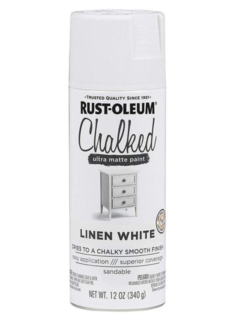 رست أوليوم طلاء طباشيري غير لامع أبيض 340جرام