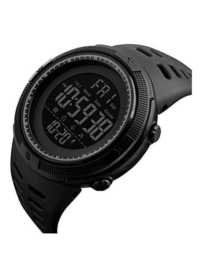 سكمي ساعة رقمية سيليكون WT-SK-1251-BR - 26 ملم - أسود - Image 2